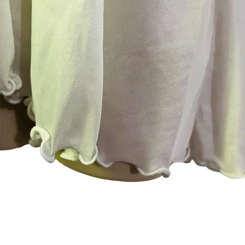 Vintage Delicates Bridal Peignoir 3 Piece Set White Special Occasion Womens M